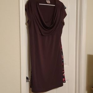 PURPLE maternity formal dress